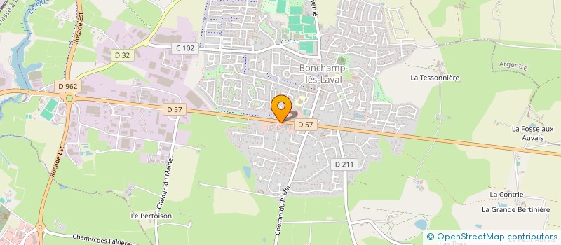 localisation de l'entreprise MONSIEUR JULIEN BELNOU  BONCHAMP-LES-LAVAL