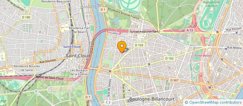 localisation de l'entreprise MONSIEUR JULIEN BELZUNG à BOULOGNE-BILLANCOURT