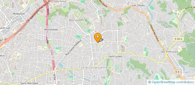 localisation de l'entreprise MONSIEUR JULIEN BENAUD à MARSEILLE