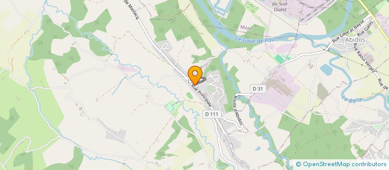 localisation de l'entreprise MONSIEUR JULIEN BENDRE  LAGOR