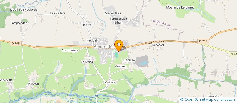 localisation de l'entreprise MONSIEUR JULIEN BENEDET  CONFORT-MEILARS