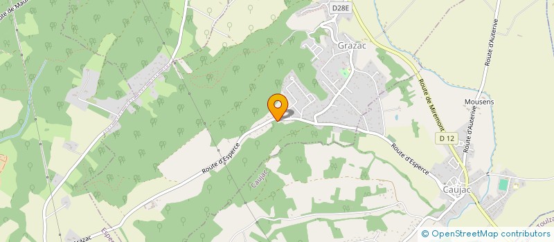 localisation de l'entreprise MONSIEUR JULIEN BENEDITO  GRAZAC