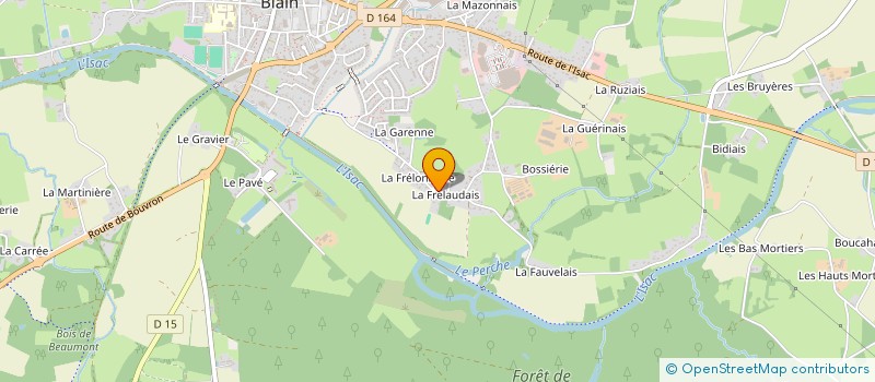 localisation de l'entreprise MONSIEUR JULIEN BERCHOT  BLAIN