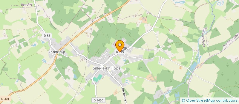 localisation de l'entreprise MONSIEUR JULIEN BERGEOT  CONNERRE