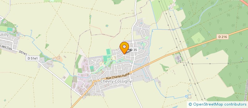 localisation de l'entreprise MONSIEUR JULIEN BERGOT  CHEVRY-COSSIGNY