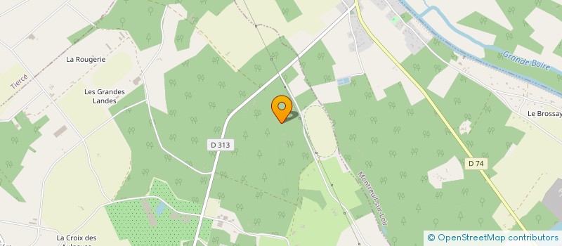 localisation de l'entreprise MONSIEUR JULIEN BERIGAUD  SEICHES-SUR-LE-LOIR