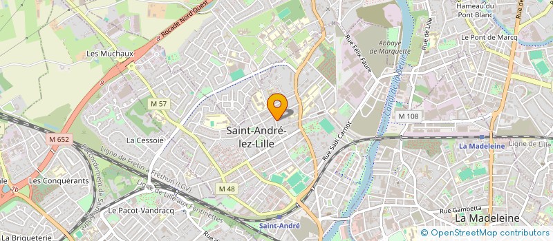 localisation de l'entreprise MONSIEUR JULIEN BERLOT  SAINT-ANDRE-LEZ-LILLE