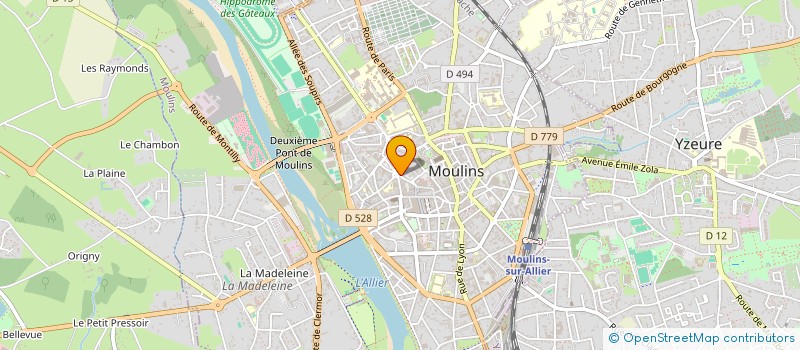 localisation de l'entreprise MONSIEUR JULIEN BERNABEU  MOULINS