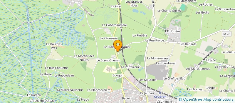 localisation de l'entreprise MONSIEUR JULIEN BERNARD à COUERON