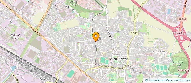 localisation de l'entreprise MONSIEUR JULIEN BERNARD  BRON