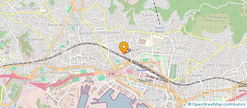 localisation de l'entreprise MONSIEUR JULIEN BERNARD  TOULON