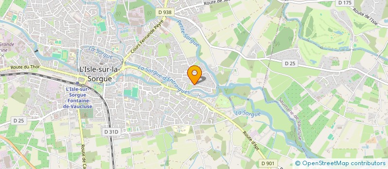 localisation de l'entreprise MONSIEUR JULIEN BERNARD POULAIN  L'ISLE-SUR-LA-SORGUE