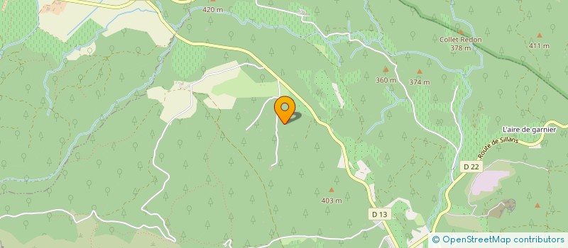 localisation de l'entreprise MONSIEUR JULIEN BERNARDI  COTIGNAC