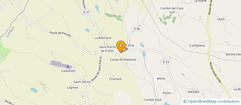 localisation de l'entreprise MONSIEUR JULIEN BERNAT à PUYGOUZON