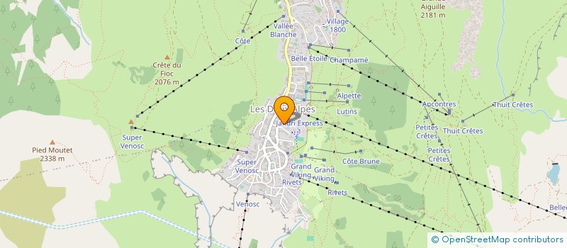 localisation de l'entreprise MONSIEUR JULIEN BERNAUD à LES DEUX ALPES