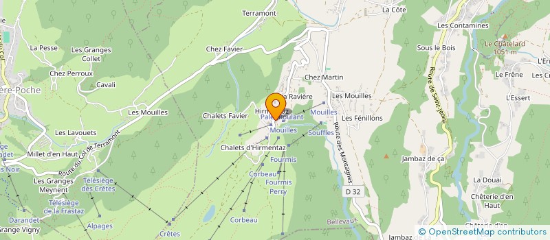 localisation de l'entreprise MONSIEUR JULIEN BERNAZ  BELLEVAUX