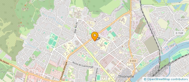 localisation de l'entreprise MONSIEUR JULIEN BERND  THIONVILLE