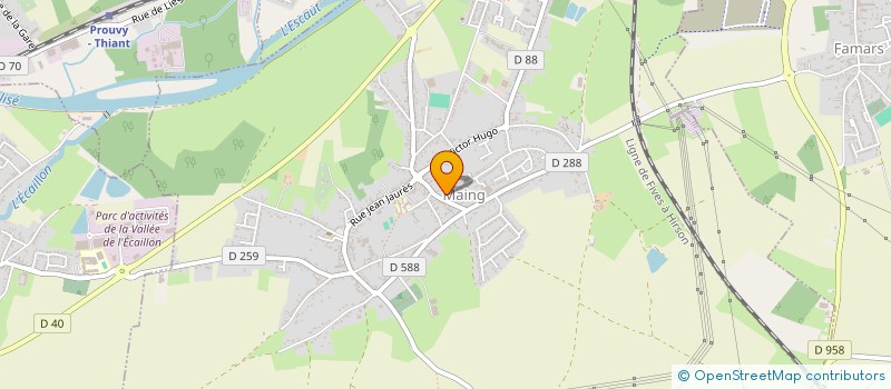 localisation de l'entreprise MONSIEUR JULIEN BERRUEZO à MAING