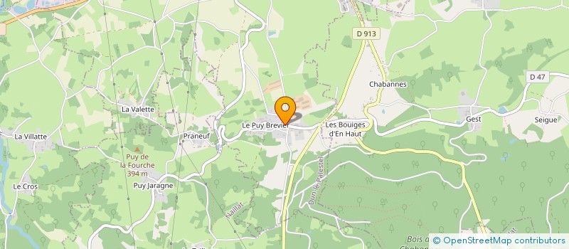 localisation de l'entreprise MONSIEUR JULIEN BERSOUX  DUN-LE-PALESTEL