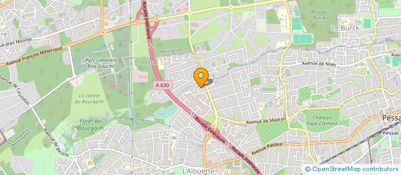 localisation de l'entreprise MONSIEUR JULIEN BERTEAU  PESSAC