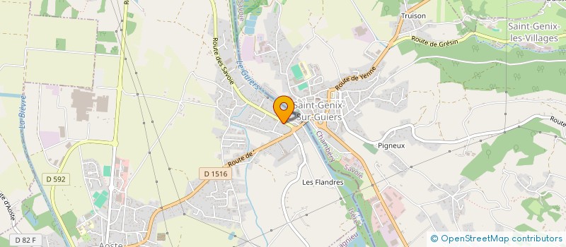 localisation de l'entreprise MONSIEUR JULIEN BERTELOOT  AOSTE