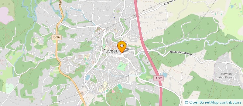 localisation de l'entreprise MONSIEUR JULIEN BERTHE  FUVEAU