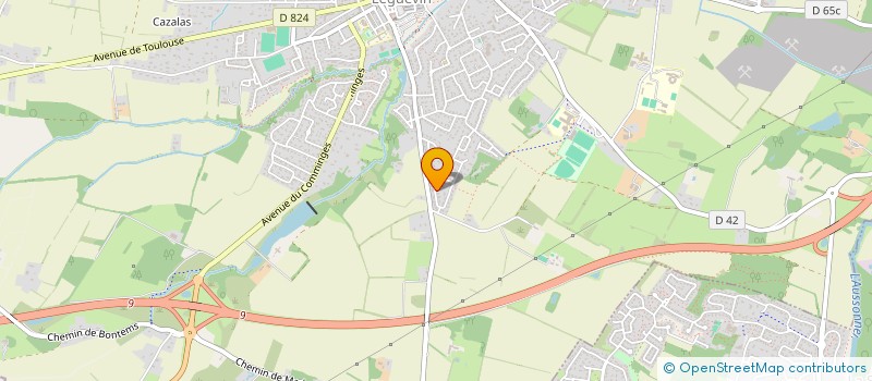 localisation de l'entreprise MONSIEUR JULIEN BERTHET  LEGUEVIN