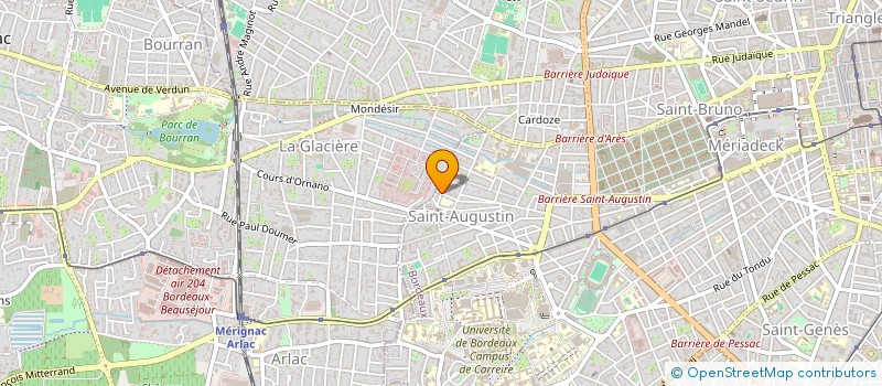 localisation de l'entreprise MONSIEUR JULIEN BERTOUNESQUE  BORDEAUX