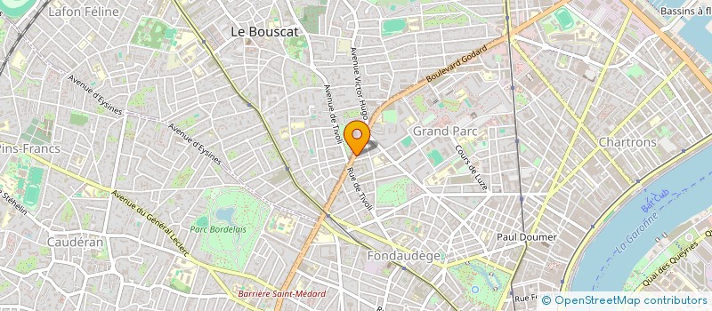 localisation de l'entreprise MONSIEUR JULIEN BERTRAND à BORDEAUX