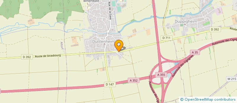 localisation de l'entreprise MONSIEUR JULIEN BERTRAND  DUTTLENHEIM