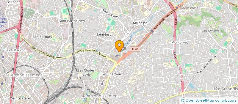 localisation de l'entreprise MONSIEUR JULIEN BERTRAND à MARSEILLE