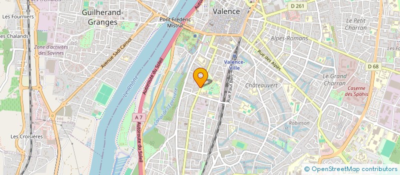 localisation de l'entreprise MONSIEUR JULIEN BERTRAND à VALENCE