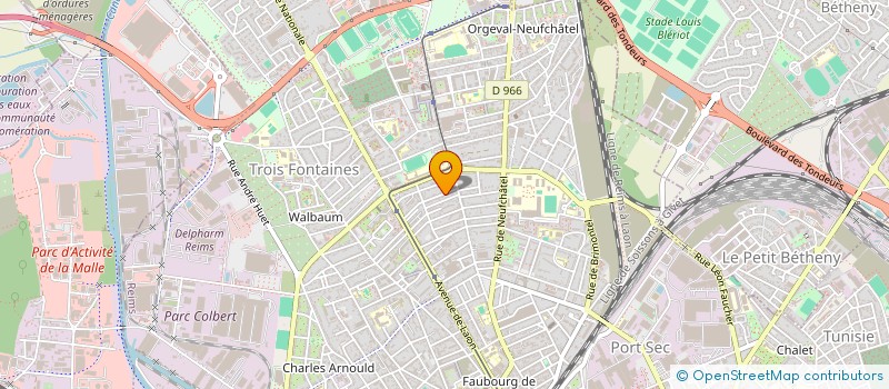 localisation de l'entreprise MONSIEUR JULIEN BERTRAND  REIMS