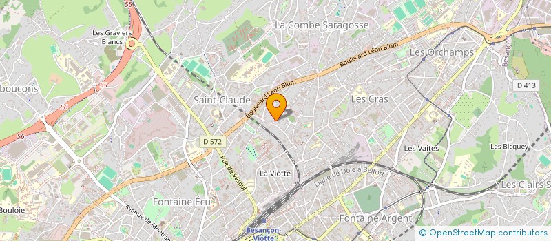 localisation de l'entreprise MONSIEUR JULIEN BERTRAND  BESANCON