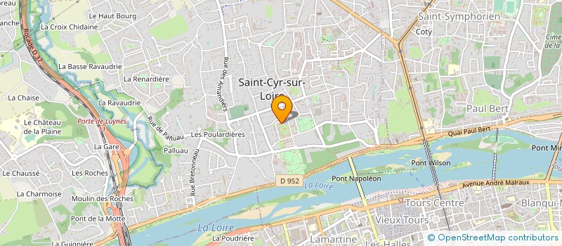 localisation de l'entreprise MONSIEUR JULIEN BESNARD  SAINT-CYR-SUR-LOIRE