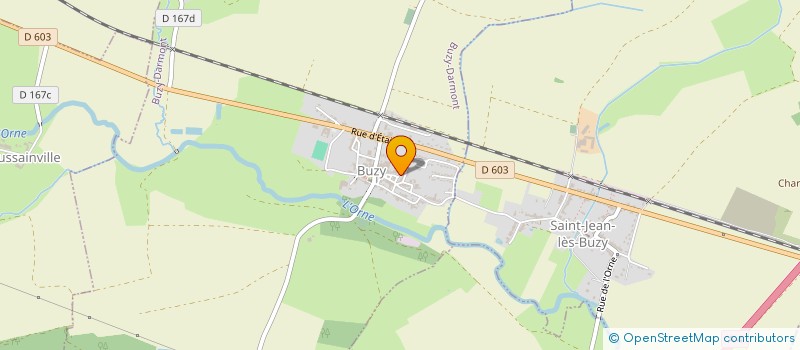 localisation de l'entreprise MONSIEUR JULIEN BESNARD à BUZY-DARMONT