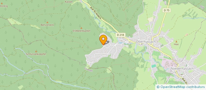 localisation de l'entreprise MONSIEUR JULIEN BESSOT  OBERHASLACH