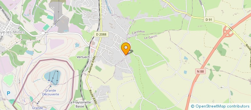 localisation de l'entreprise MONSIEUR JULIEN BETEILLE  BLAYE-LES-MINES