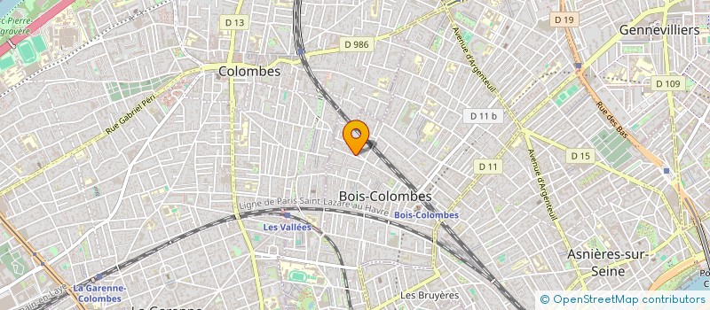 localisation de l'entreprise MONSIEUR JULIEN BETHUNE à BOIS-COLOMBES