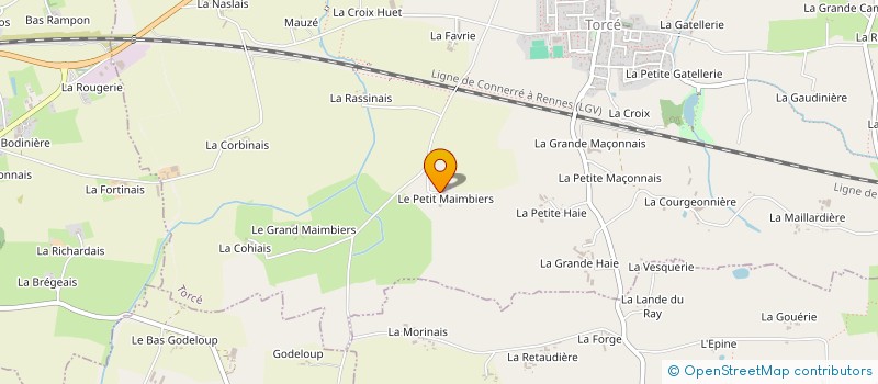 localisation de l'entreprise MONSIEUR JULIEN BETIN  TORCE