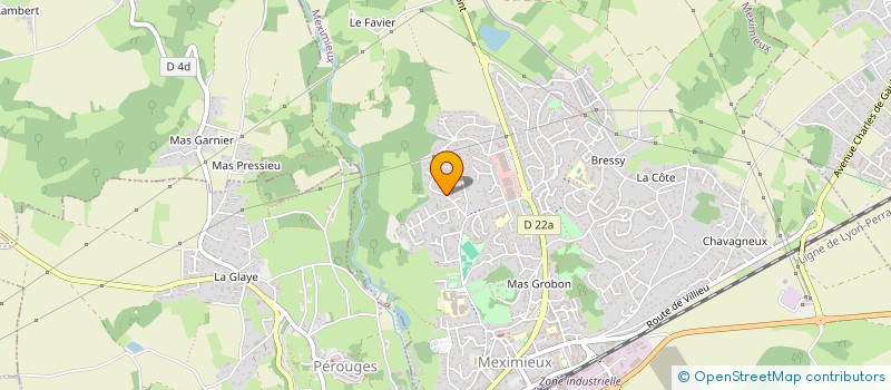 localisation de l'entreprise MONSIEUR JULIEN BEZOMBES  MEXIMIEUX