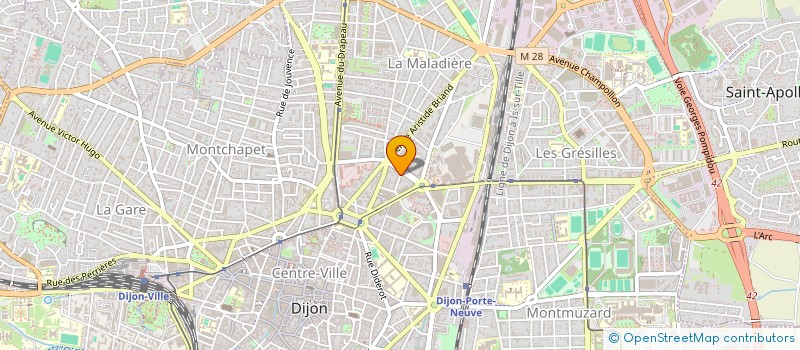 localisation de l'entreprise MONSIEUR JULIEN BIANCONI à DIJON