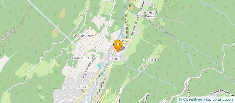 localisation de l'entreprise MONSIEUR JULIEN BIGOT  ALLEVARD