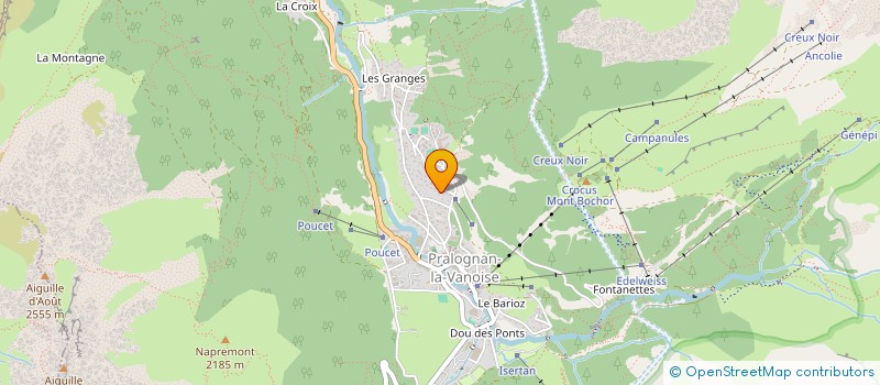 localisation de l'entreprise MONSIEUR JULIEN BIHOREL  PRALOGNAN-LA-VANOISE