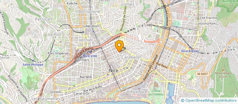 localisation de l'entreprise MONSIEUR JULIEN BILLECOQ  NICE