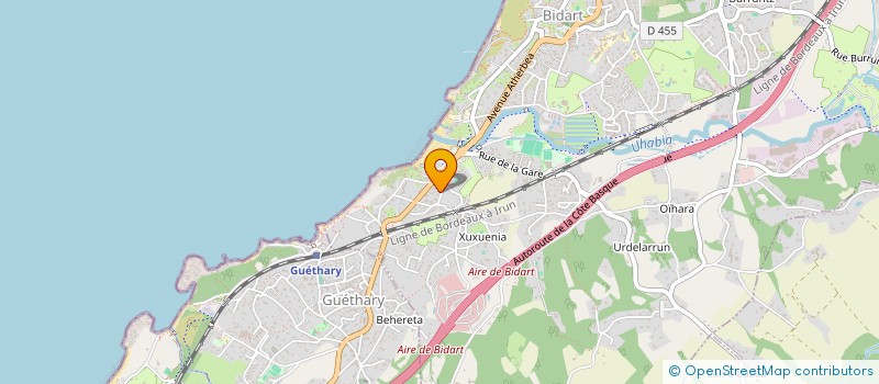 localisation de l'entreprise MONSIEUR JULIEN BILLERES  BIDART