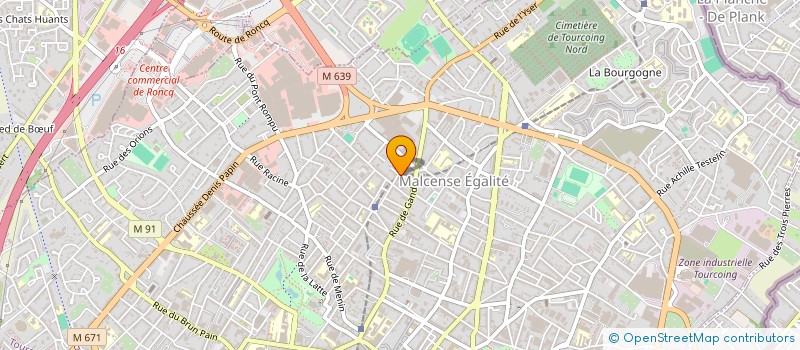 localisation de l'entreprise MONSIEUR JULIEN BINAULD  TOURCOING