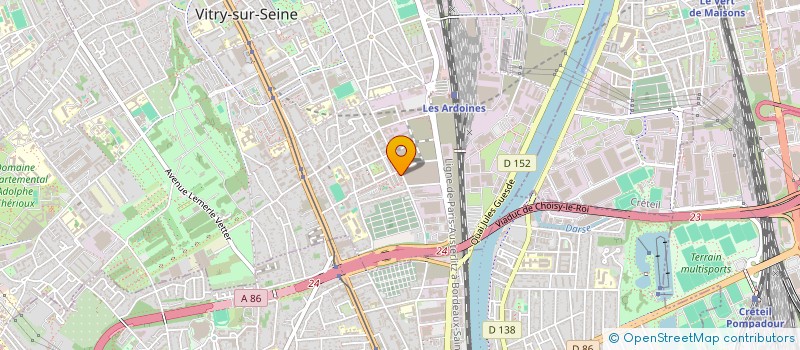 localisation de l'entreprise MONSIEUR JULIEN BINET à VITRY-SUR-SEINE