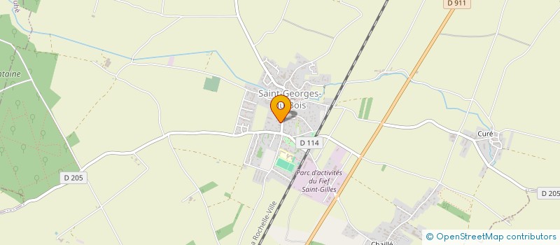 localisation de l'entreprise MONSIEUR JULIEN BIRAUD  SAINT-GEORGES-DU-BOIS