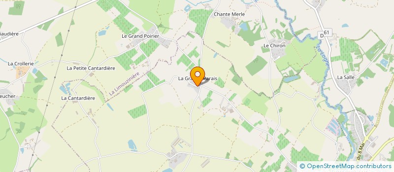 localisation de l'entreprise MONSIEUR JULIEN BIRON  CORCOUE-SUR-LOGNE